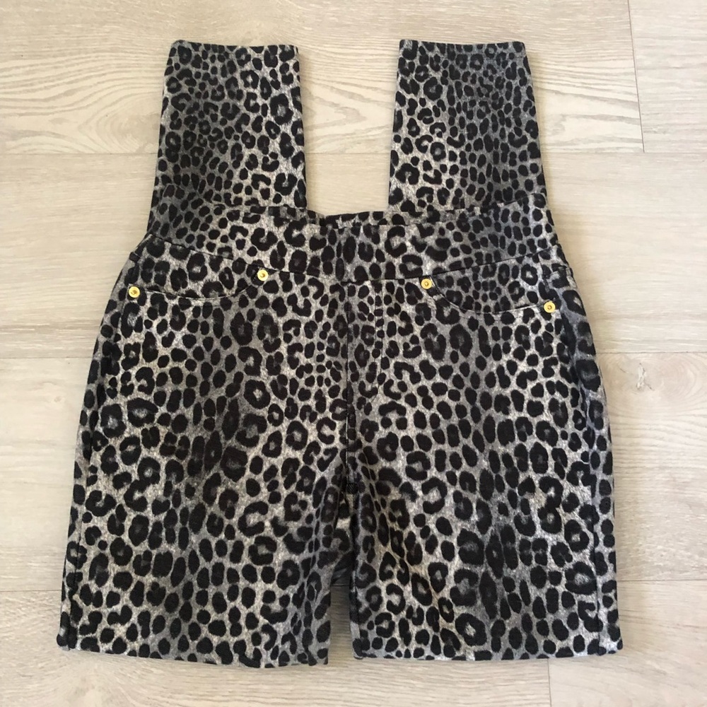 Michael Kors Leopard Print Stretch Skinny Leggings Pull-on Pants - Picture 6 of 16